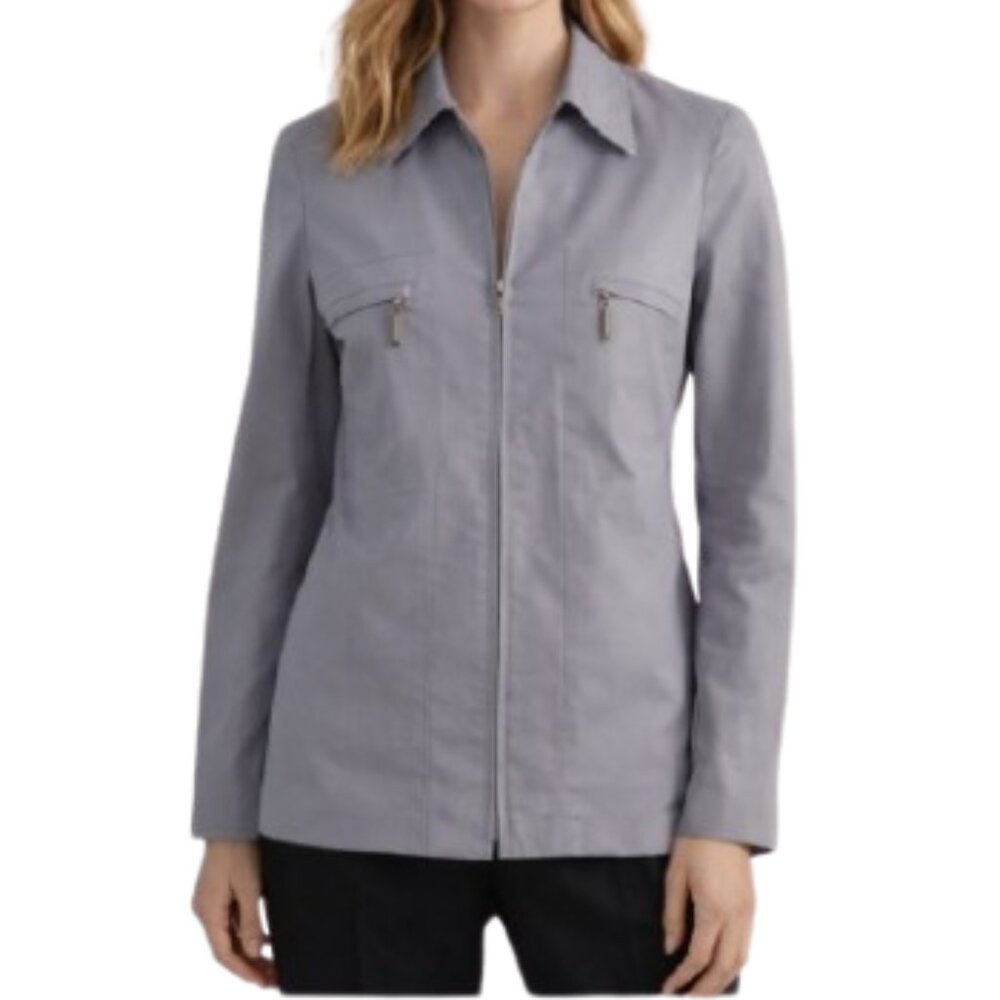 Escada Lavender Zip Front Jacket Made in Germany EU 34 / US 4